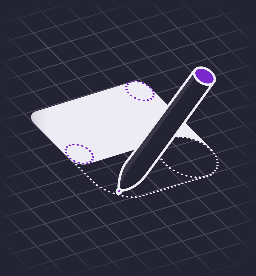 Ilustracja - projekrowanie graficzne na siatce 3D